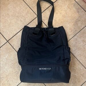 Beyond Yoga Black Bag/ Backpack